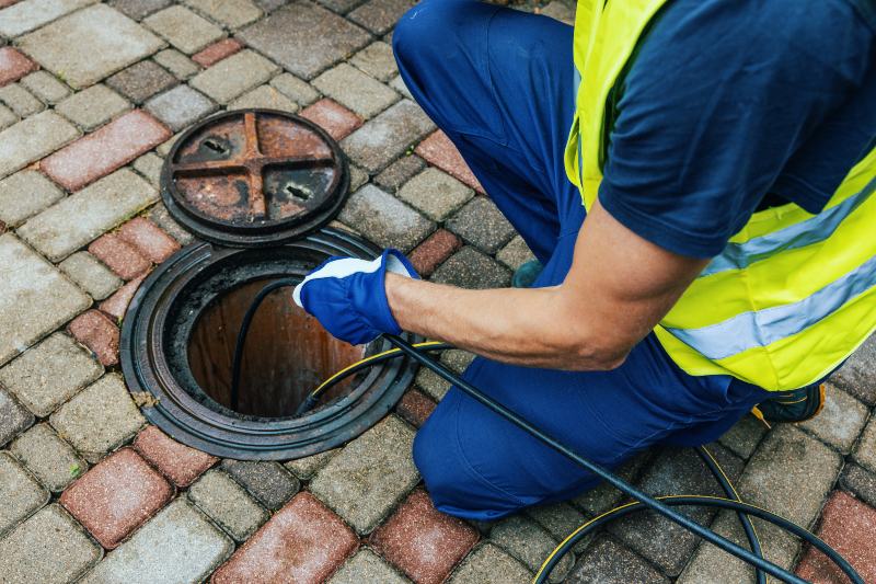 Professional Electric Drain Cleaning Performed Using Specialized Equipment in Jacksonville, FL